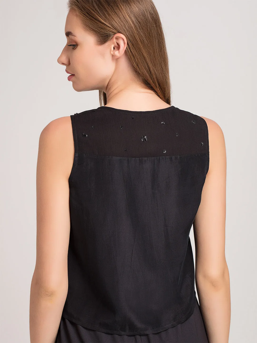 Black Handkerchief Top