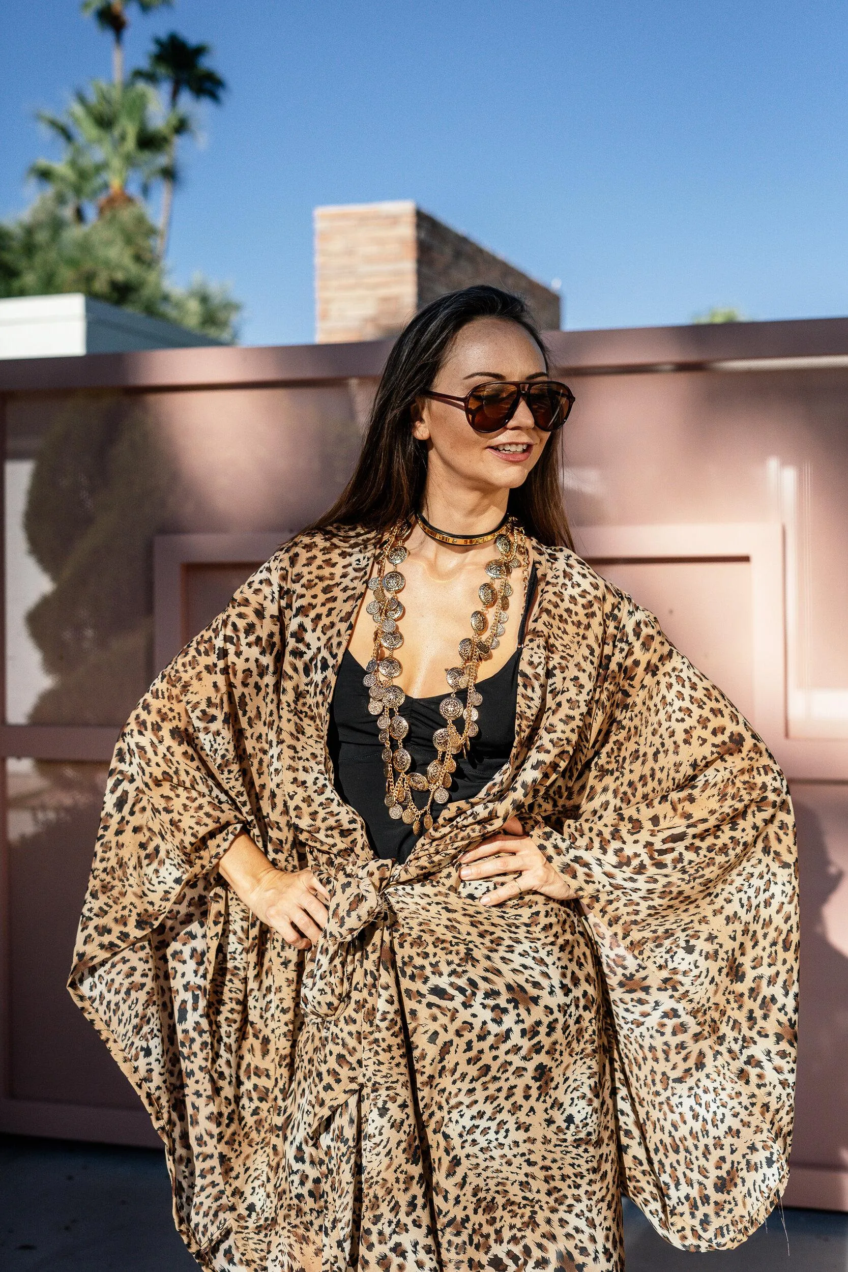 Boop Leopard Kimono