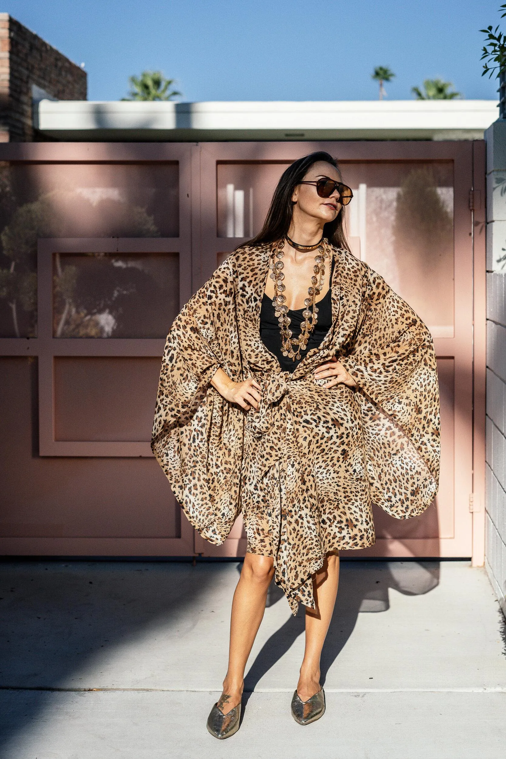 Boop Leopard Kimono