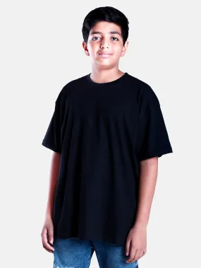 Boys Printed Over Sized Round Neck Tee