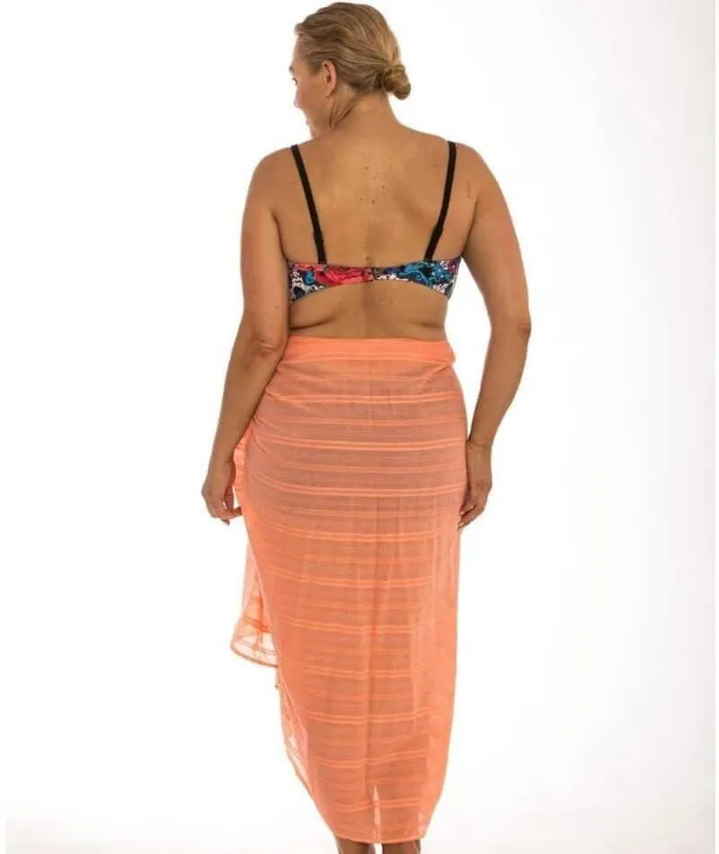 Capriosca Beach Cover Up Sarong - Coral