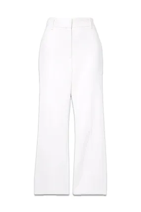 Corette Cropped Wool-gabardine Straight-leg Pants