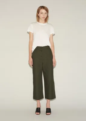 Cotton Canvas Culotte