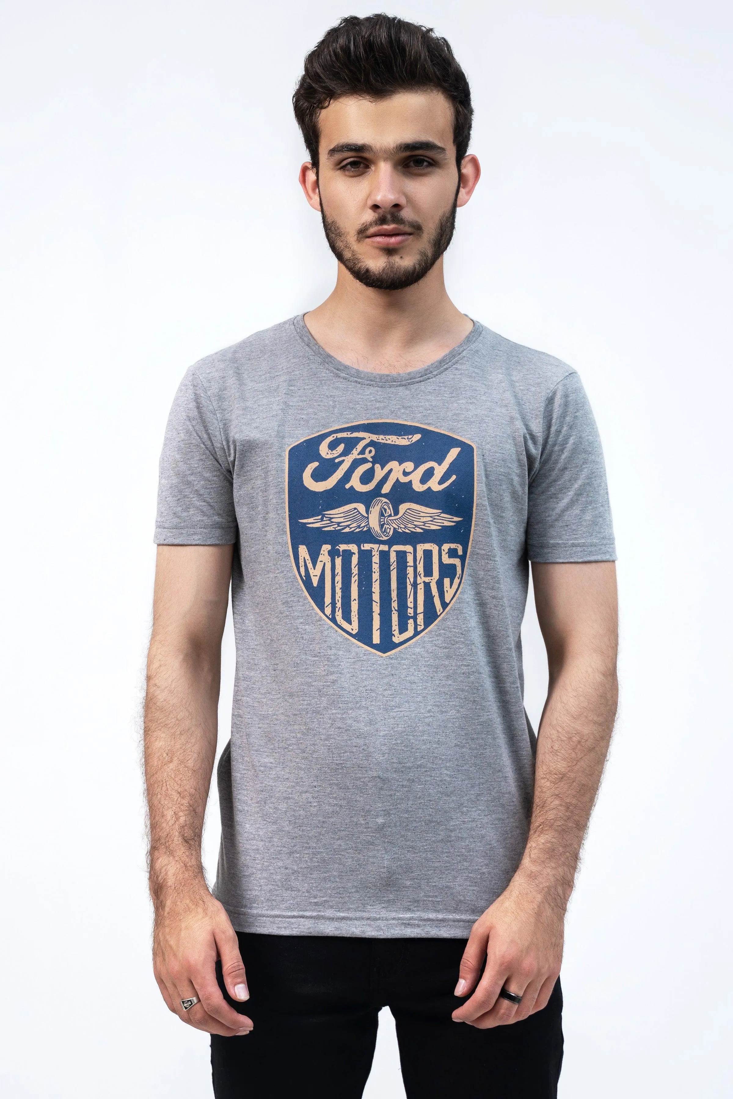 FORD GRAPHIC T SHIRT HYDER GREY