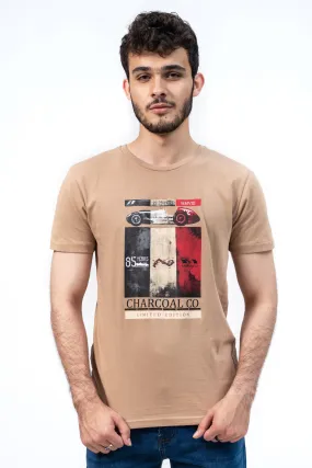 FORMULA 1 GRAPHIC TEES KHAKI