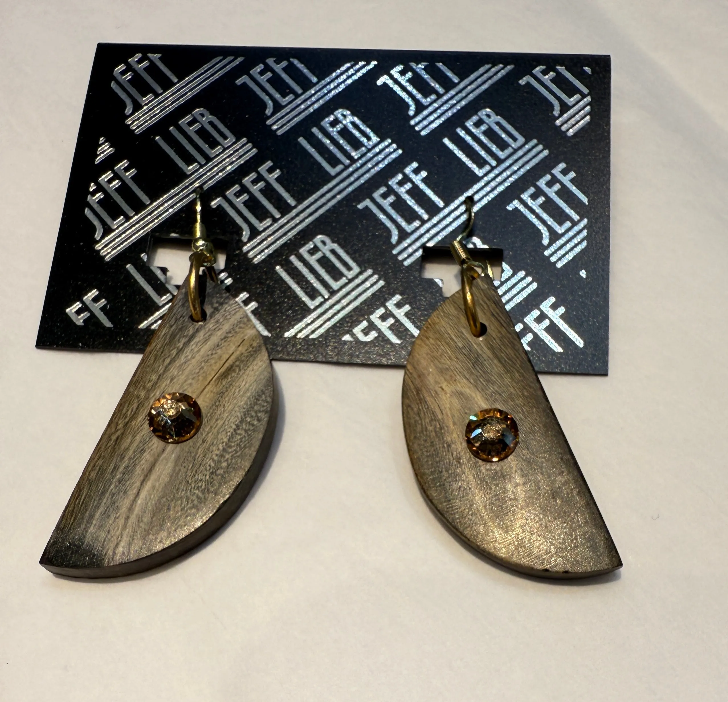 Horn Piece Earrings by Jeff Lieb