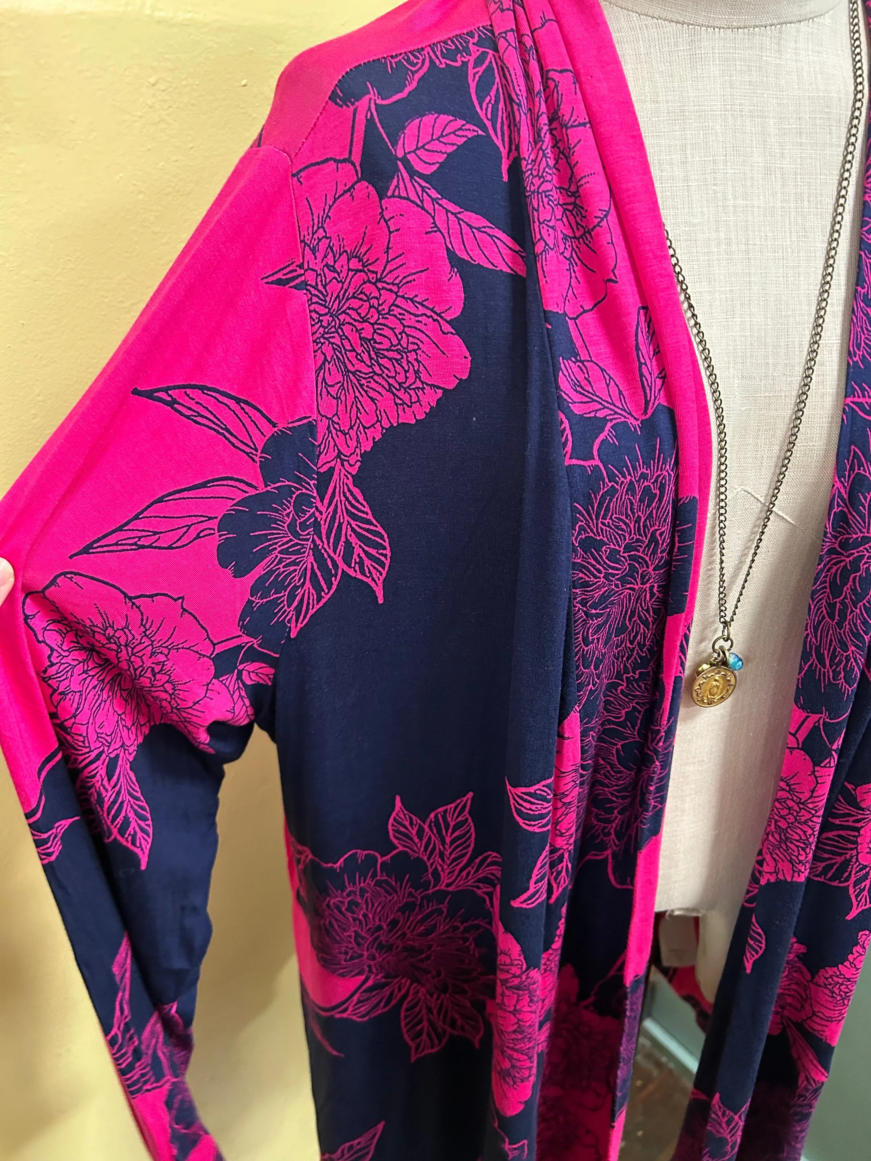 Iman Pink & blue Kimonos, 2xl