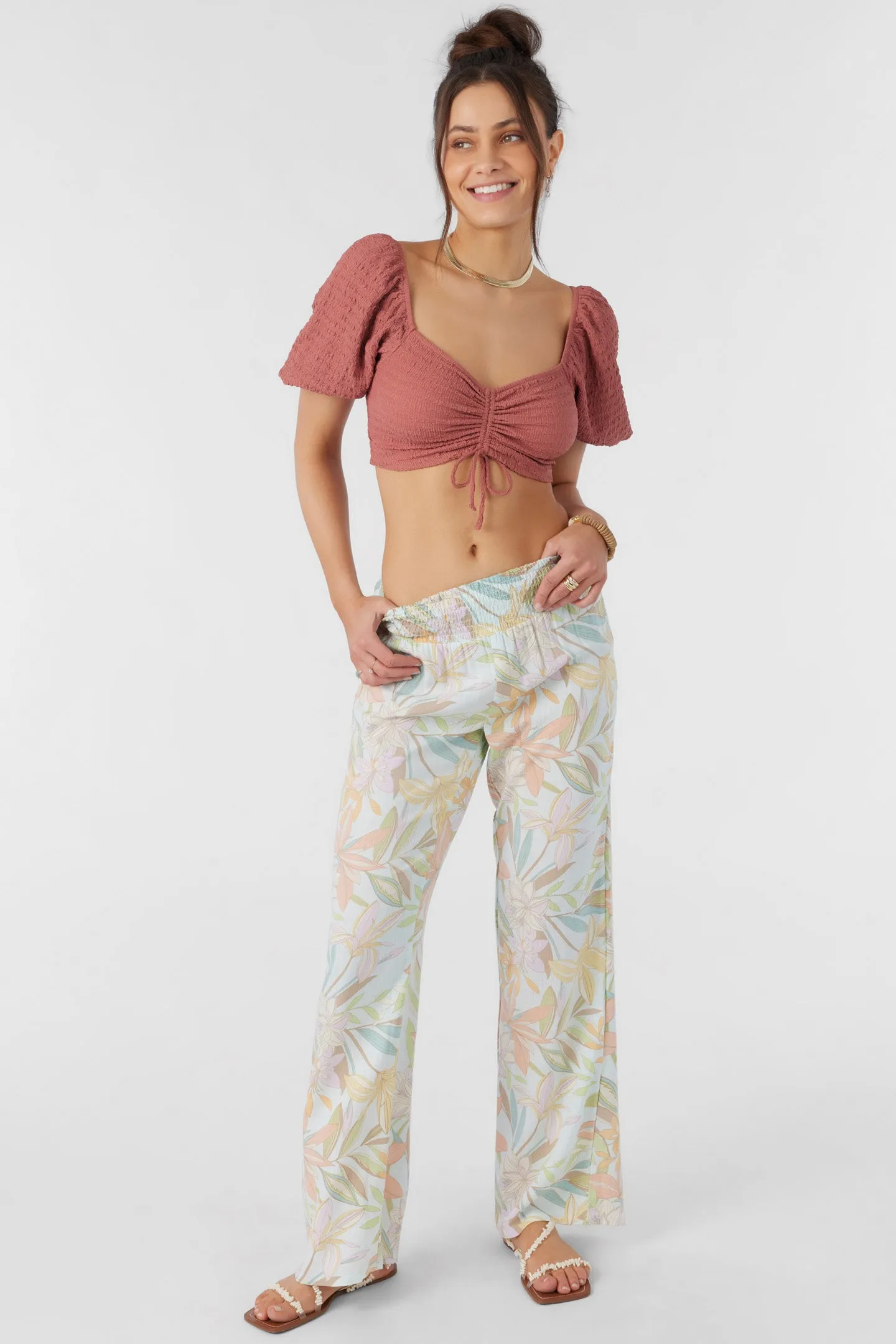 JOHNNY DALIA FLORAL BEACH PANTS