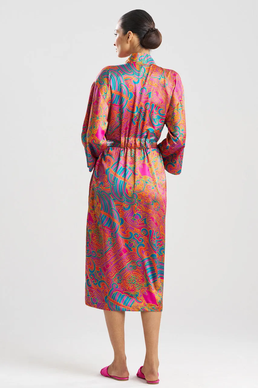 Kaleidoscope Satin Robe