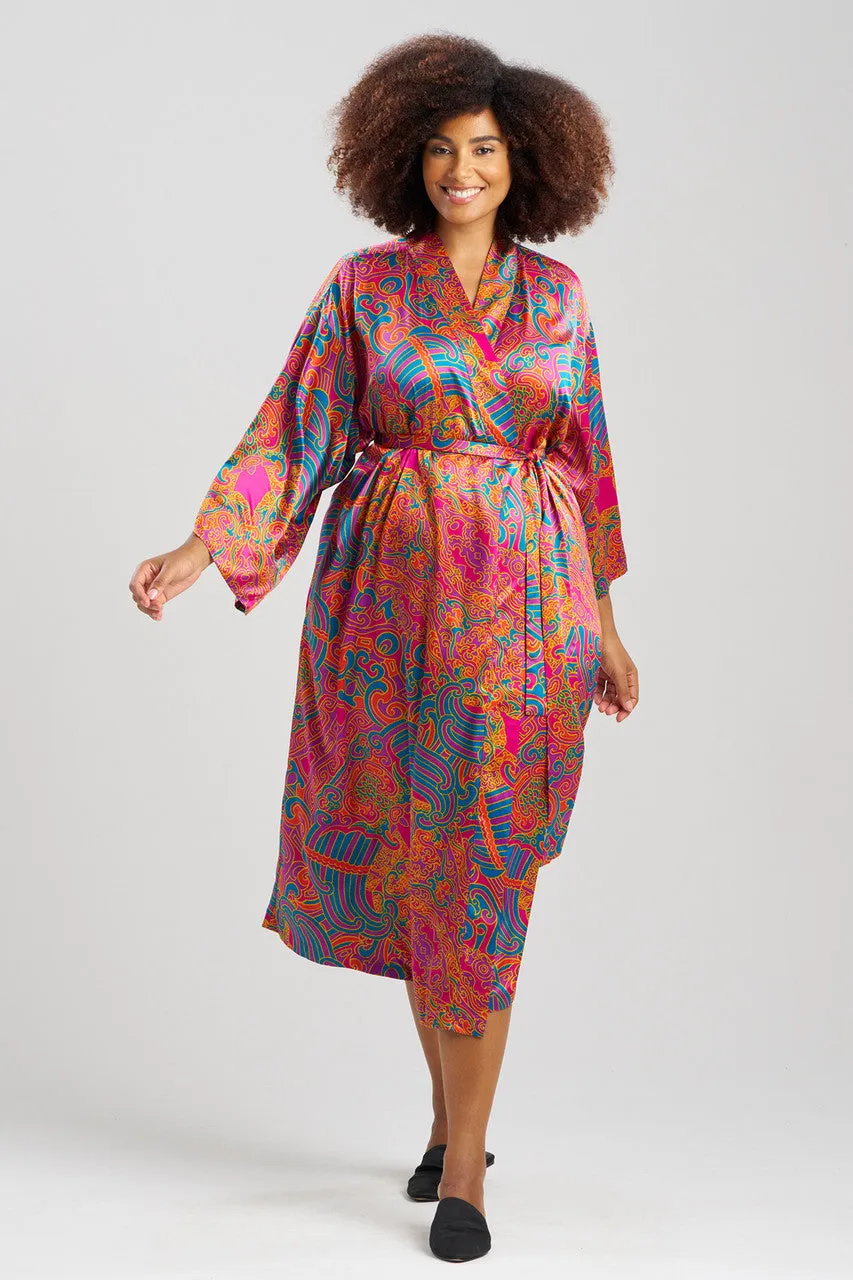 Kaleidoscope Satin Robe