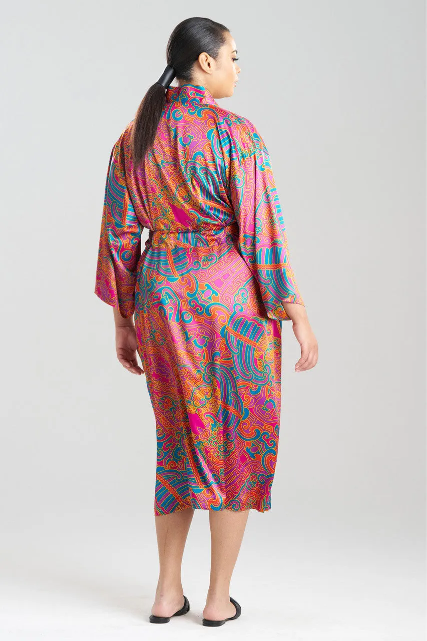 Kaleidoscope Satin Robe