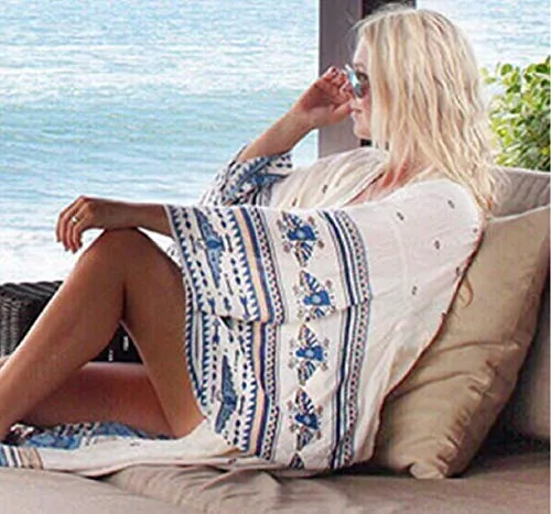 Long Sleeve Beach Kimono: Women's Swimwear Cover Up