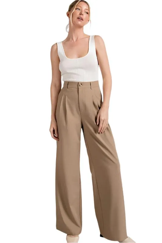 Loose Straight Leg Pants