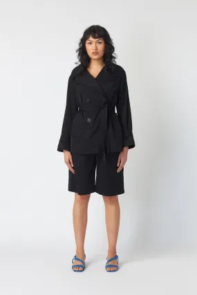 Milton cropped coat