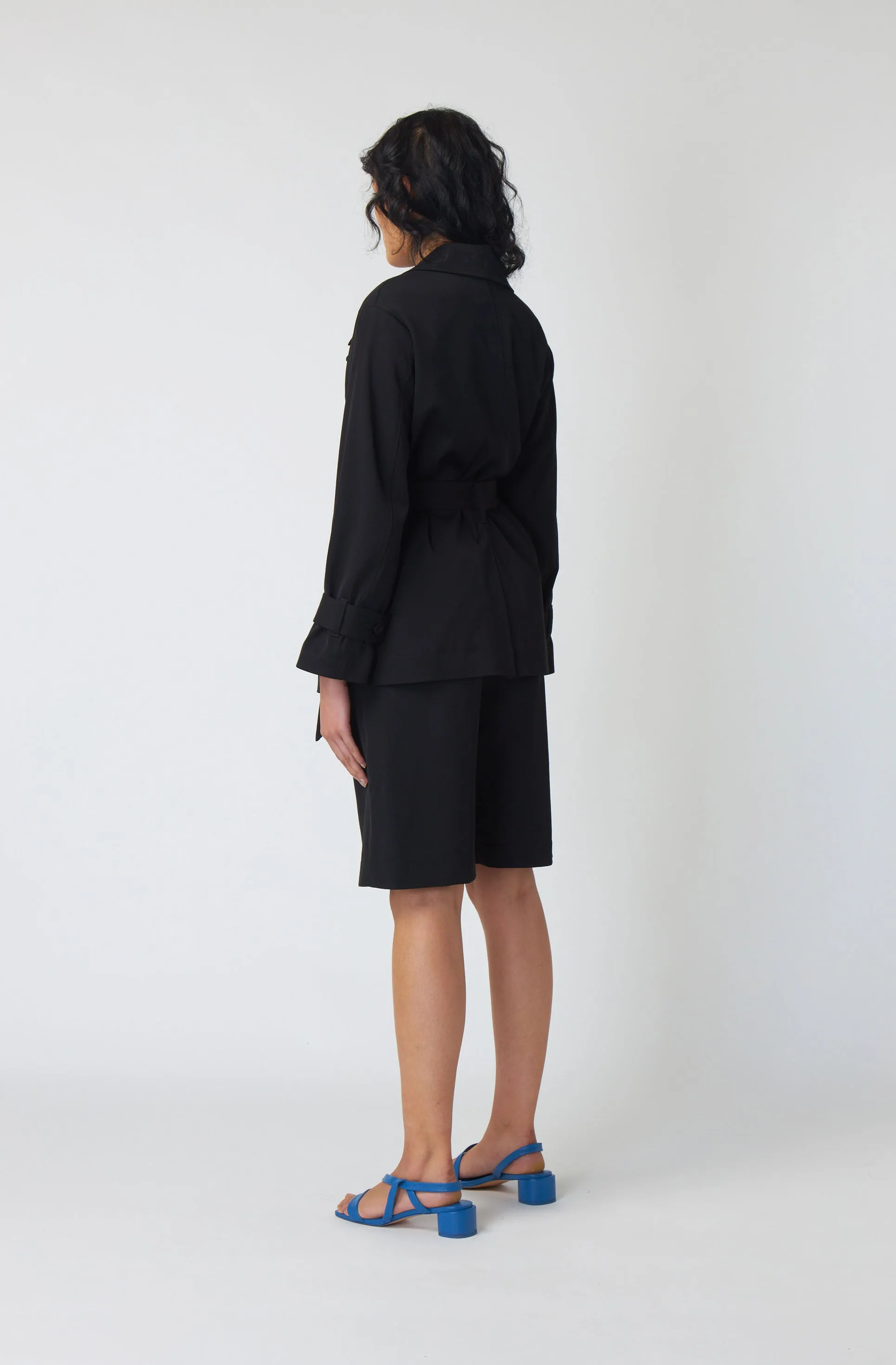 Milton cropped coat