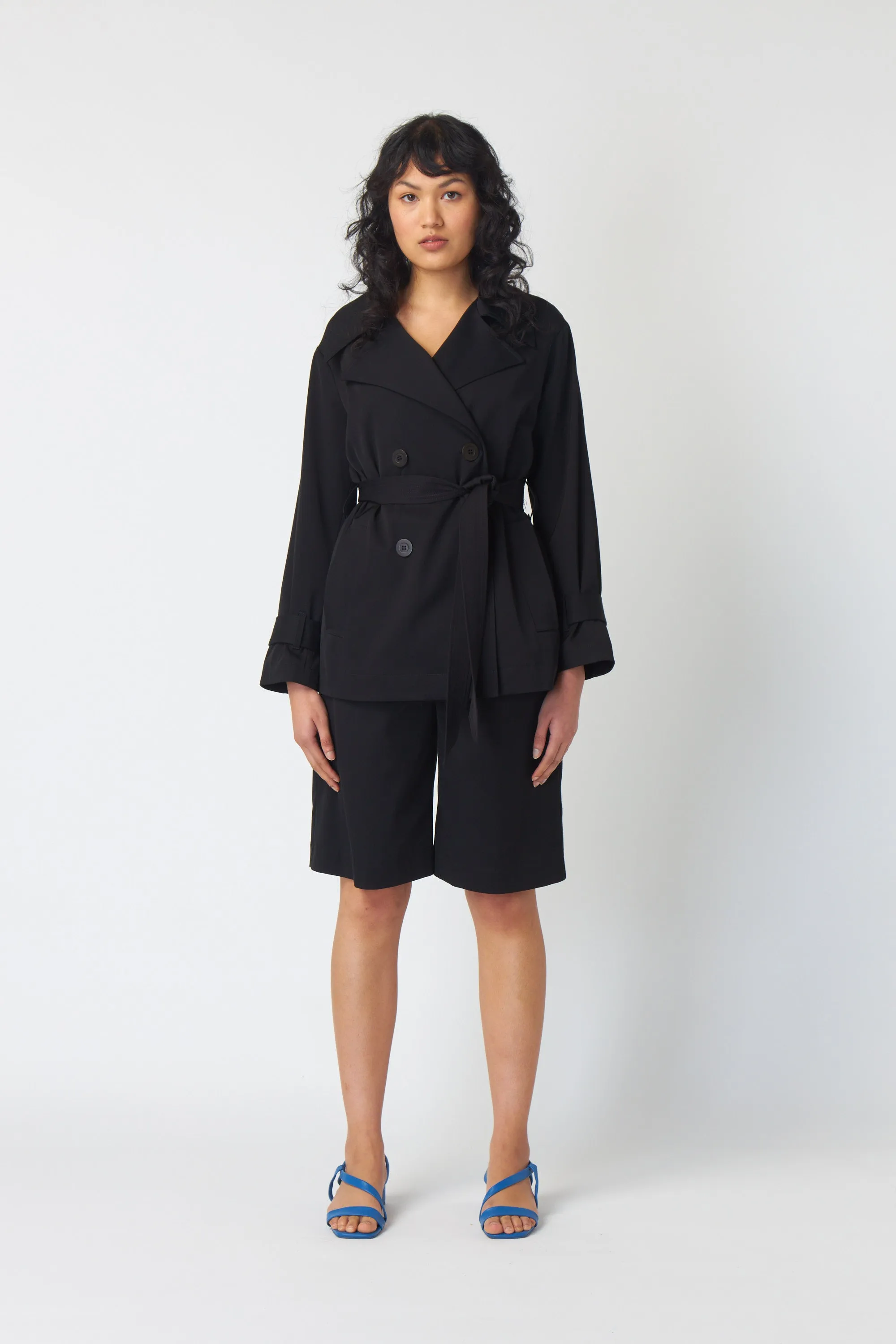 Milton cropped coat