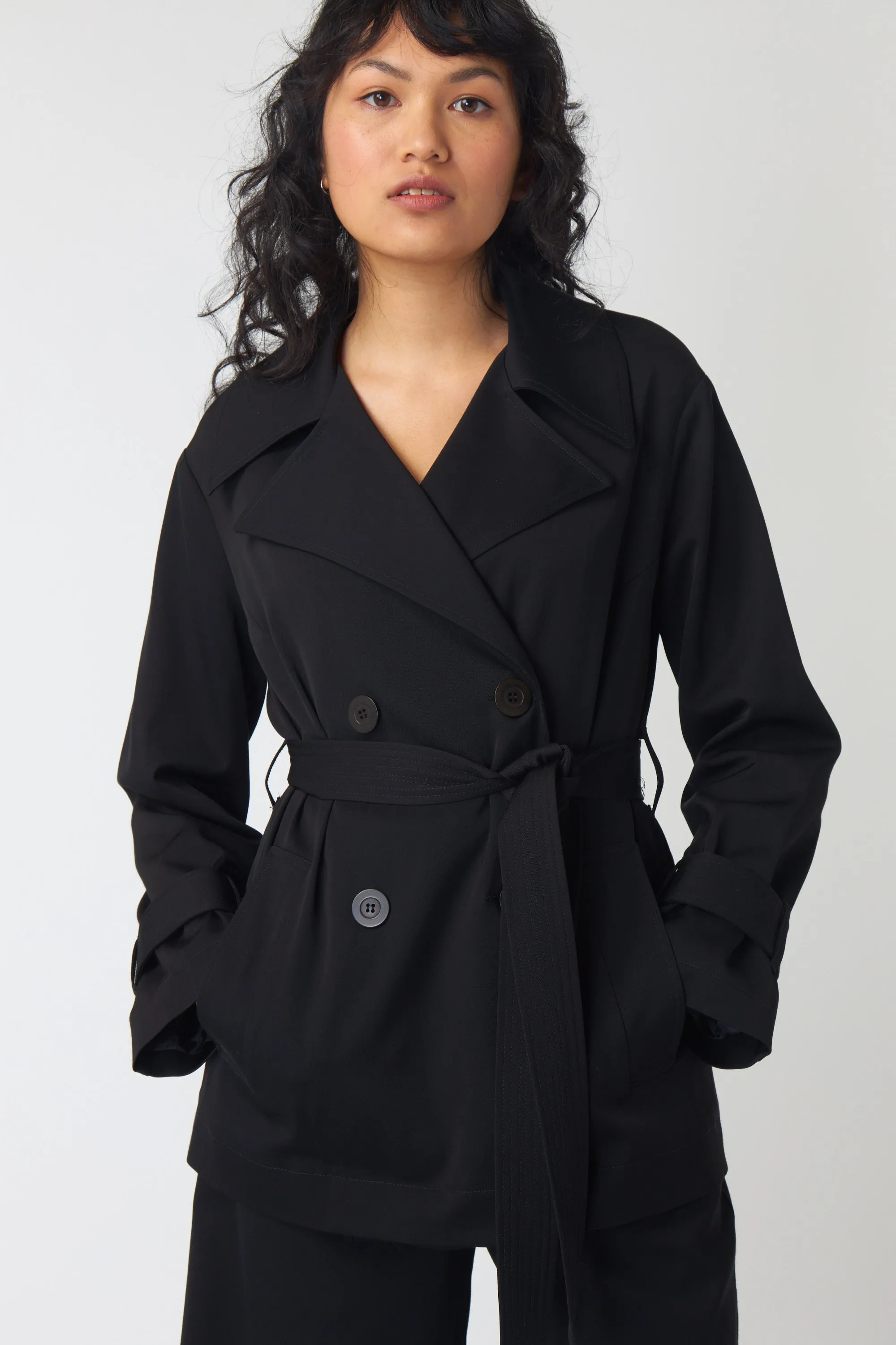 Milton cropped coat