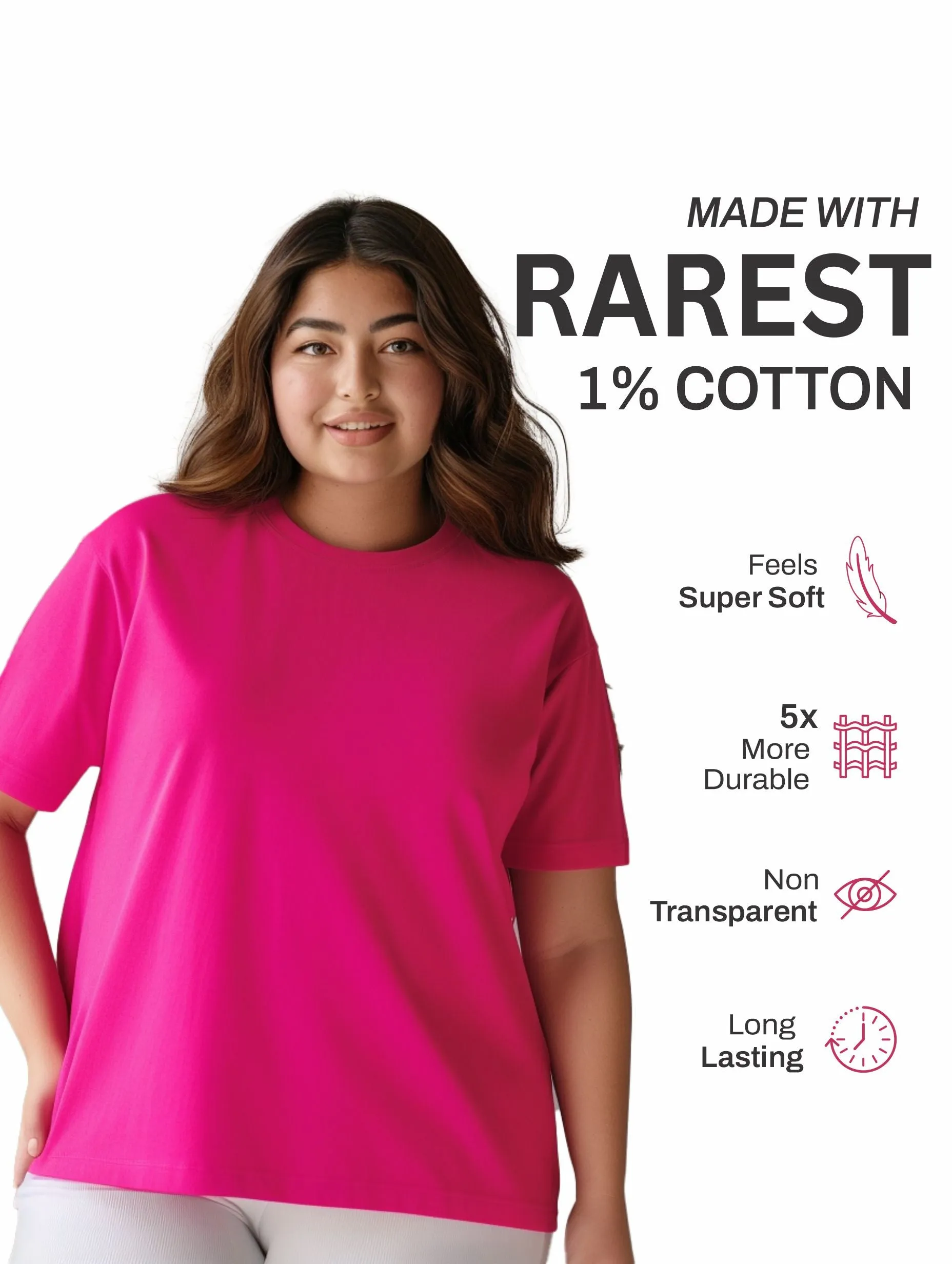 Pack of 3 Plus size Women Tees