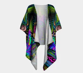 Primordial Draped Kimono