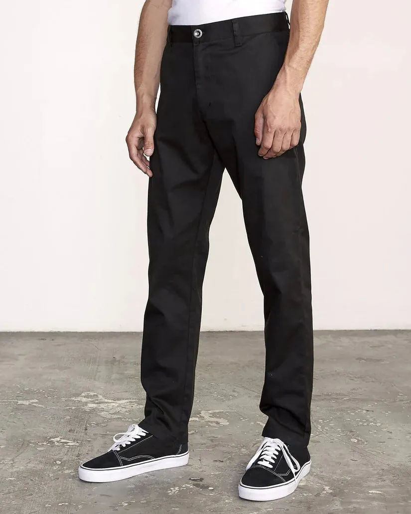 RVCA The Weekend Stretch Straight Fit Pants