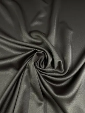 Satin Back Crepe - Tarmac - 140cm