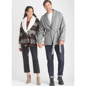 Simplicity pattern 9692 Unisex Jacket, Waistcoat, and Belt