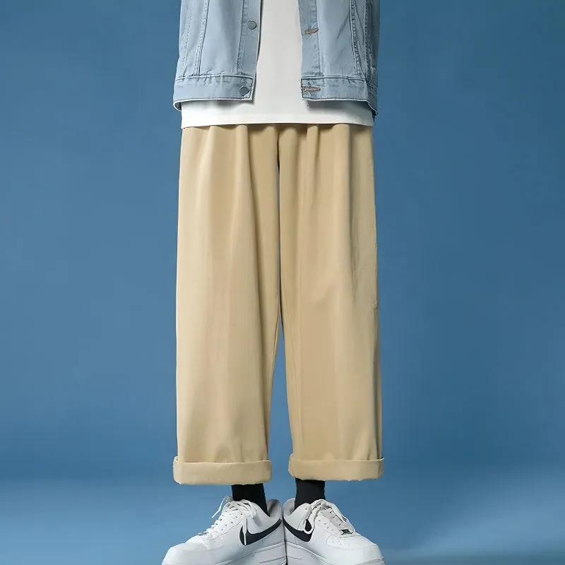 Soft Boy Casual Straight Leg Pants