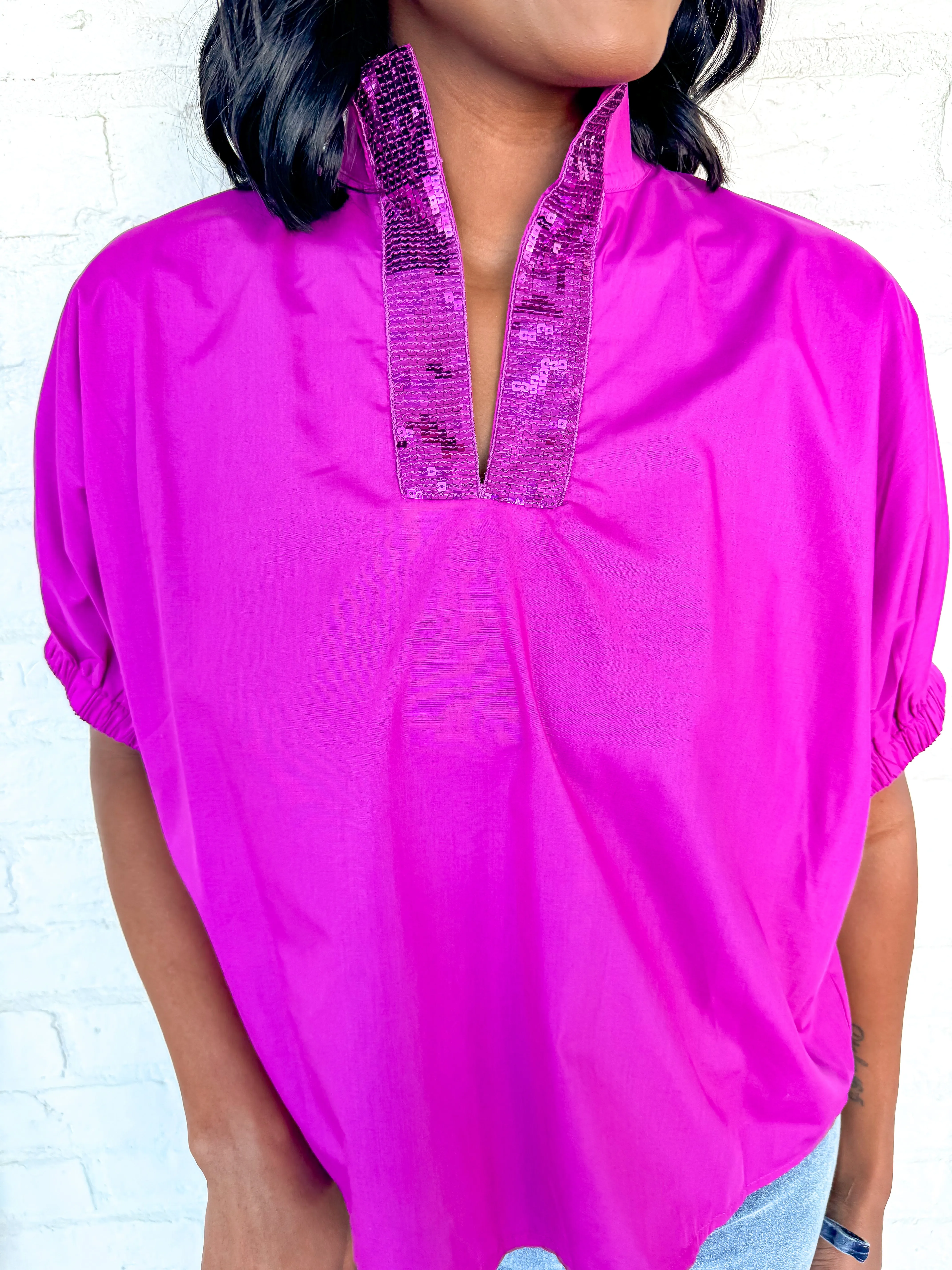 Staple Style Magenta Top