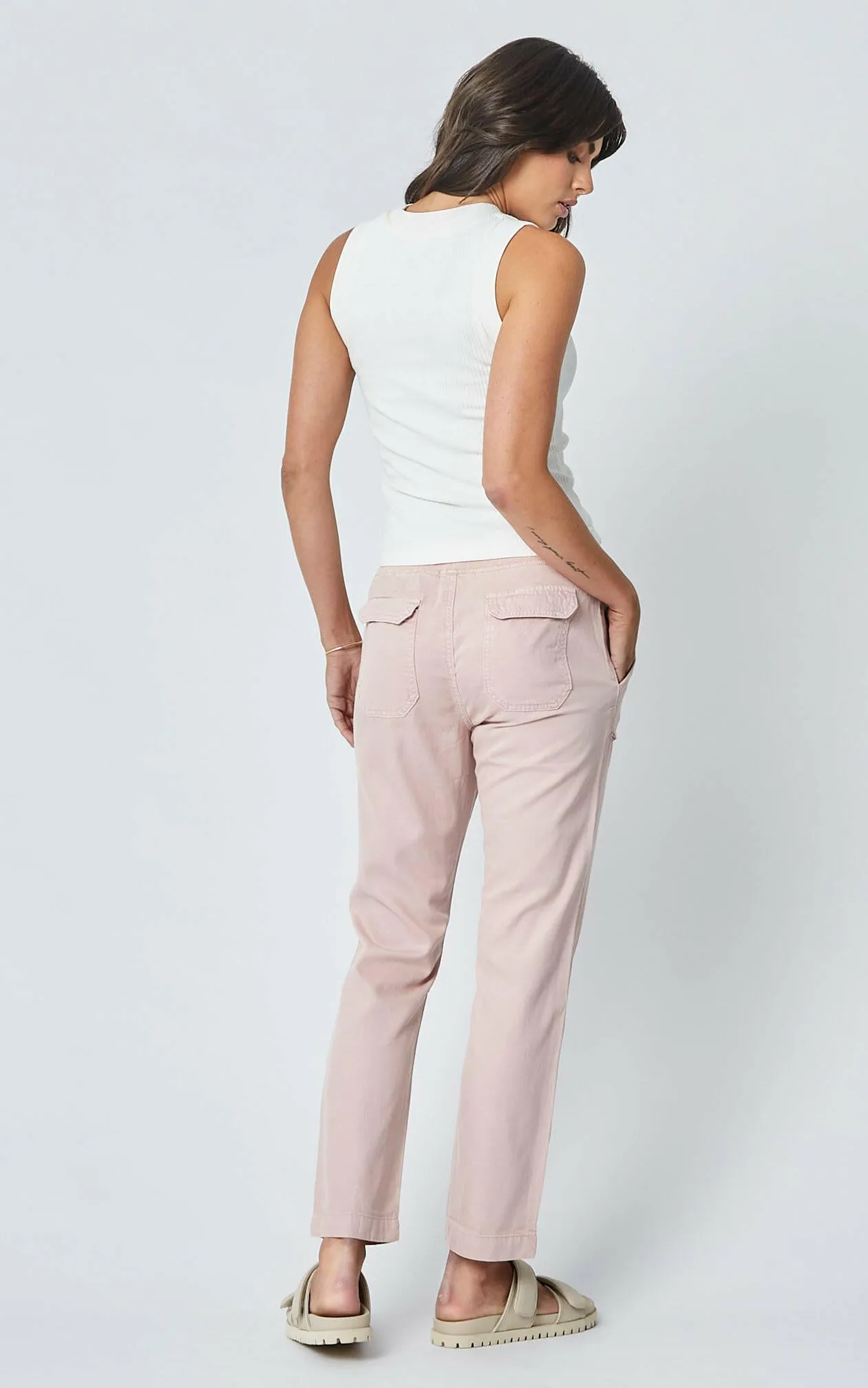 Tessini Pink Tencel Pants