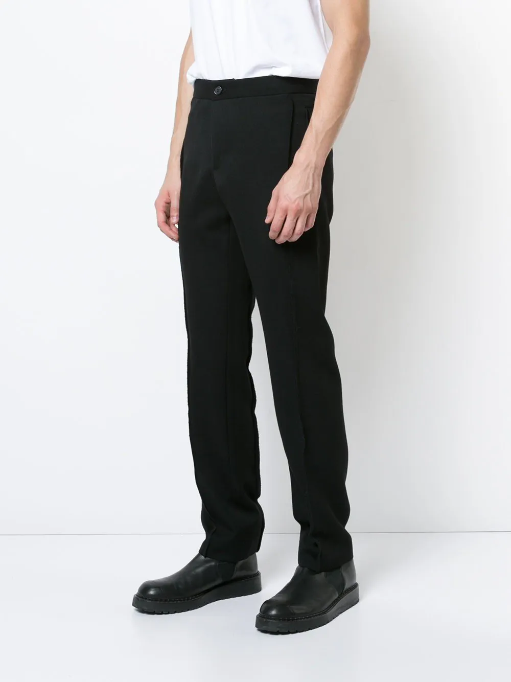 Virgin Wool Twisted Seam Trousers